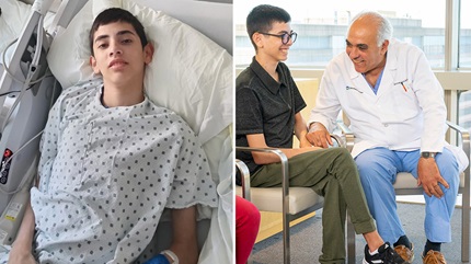 Gerson and his mother are grateful for the care Gerson received at Cleveland Clinic. 